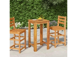 Vidaxl Mesa De Bar De Jardim 60x60x105 Cm Madeira De Acácia Maciça