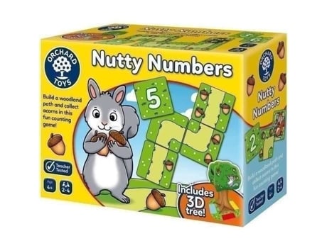 Jogos de números com nosso amigo esquilo - ORCHARD