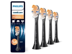 Conjunto De 4 Cabeçotes De Escova Philips Hx9094/88 A3 Preto