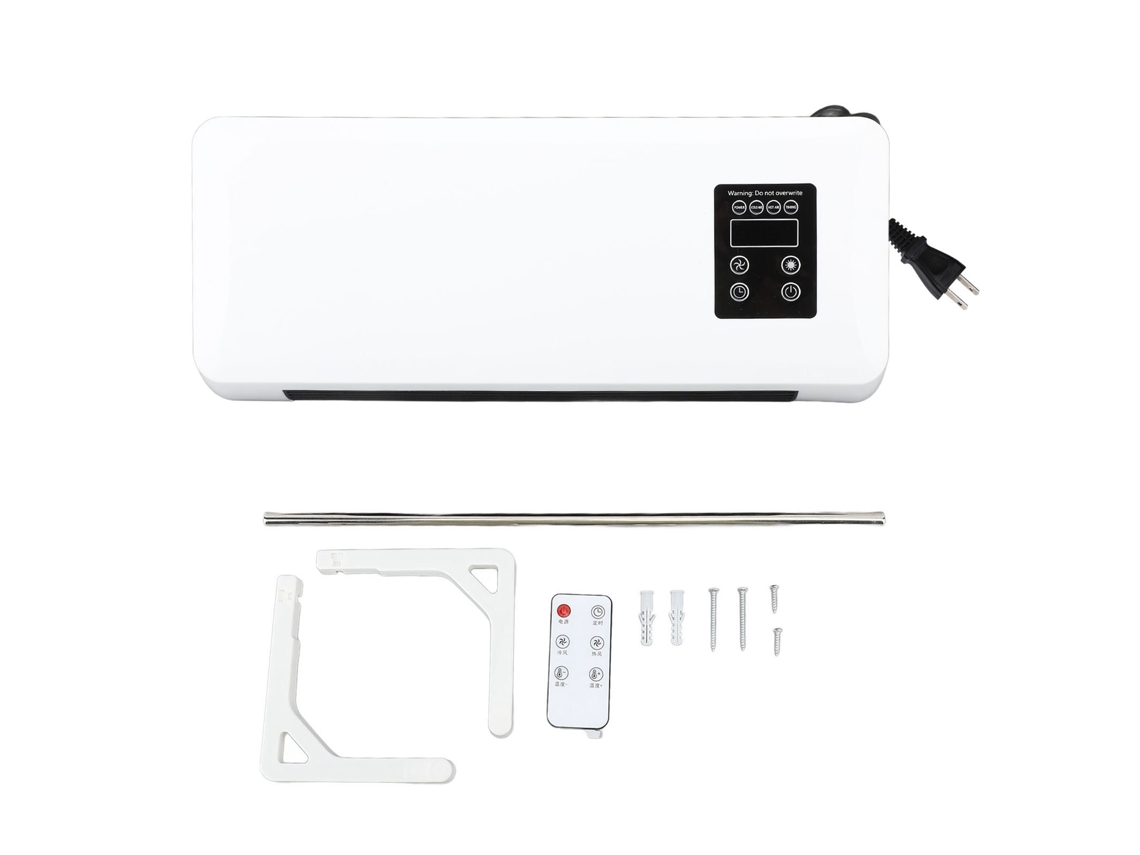 Aquecedor de parede elétrico 1500w com controlo remoto para quarto e casa de banho LAXISCREED