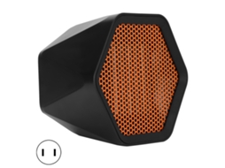 Aquecedor Elétrico Portátil Doméstico, Pequeno Mini Aquecedor De Mesa Preto 2020.