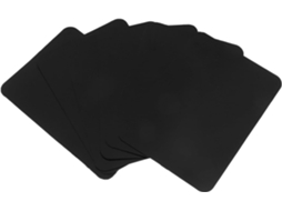 Conjunto De 6 Quadros Preços Kisangel Em Pvc Preto Para Supermercados, Fáceis De Escrever, Apagáveis E Ideais Para