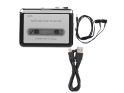 Gravador de fita cassete para PC, conversor de MP3 e CD, reprodutor de música digital CHABERLU