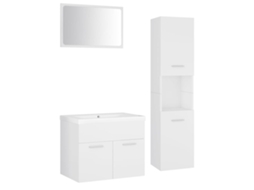 Bathroom Furniture Set, Bathroom Furniture Sets Vidaxl Branco Madeira Processada (60 X 38.5 X 46 Cm)
