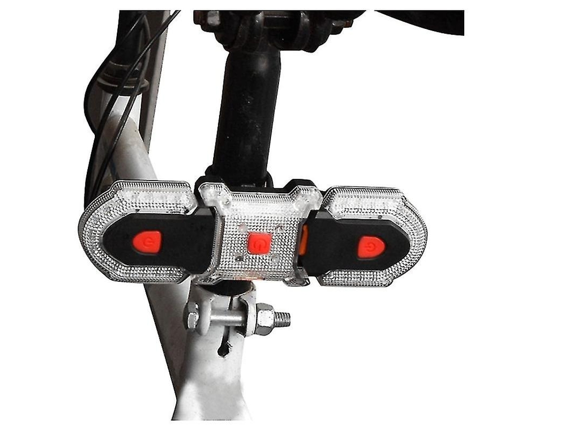 Luz Traseira Bicicleta Controle Remoto Ipx8 Sinalizacao Preta Yizhood
