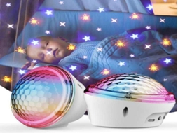 Projetor de galáxias LED Lurelia, 4 modos, céu estrelado, para quarto