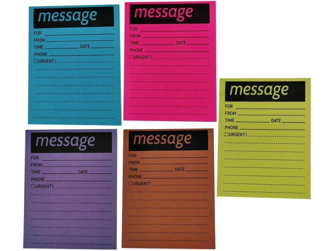 Blocos-notas Adesivos Coloridos Fluorescentes 5 Livres Em Papel Forte Aderência, Portáteis Para Uso Quotidien