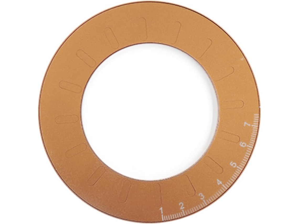 Régua Geométrica Redonda De 5 Polegadas, Régua De Metal Para Desenho
