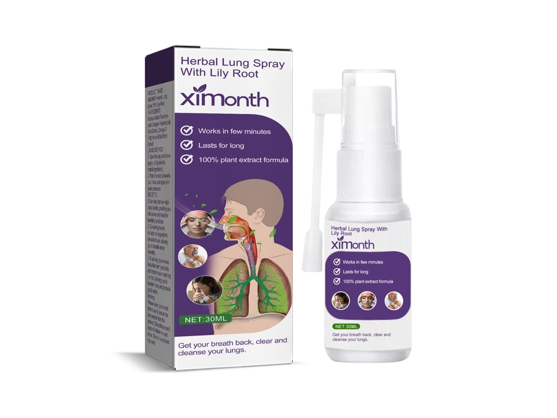 Spray LAXISCREED para Alívio de Desconforto Nasal, Garganta Seca e Tosse Persistente