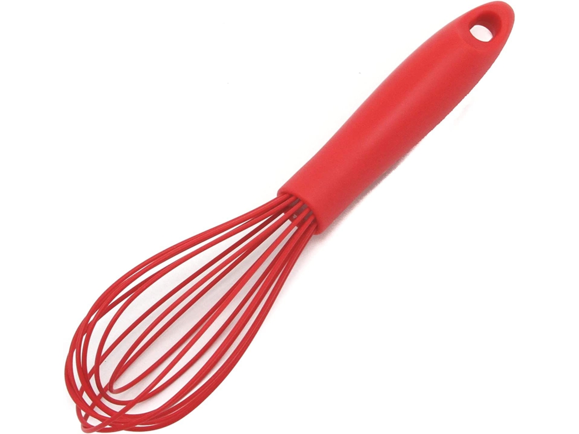 Batedor De Silicone Premium, 26, 7 Cm(10, 5 Polegadas), Vermelho