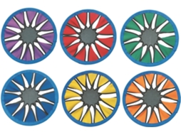 Conjunto De Frisbees Spordas Coloridos Discos Voadores Duráveis