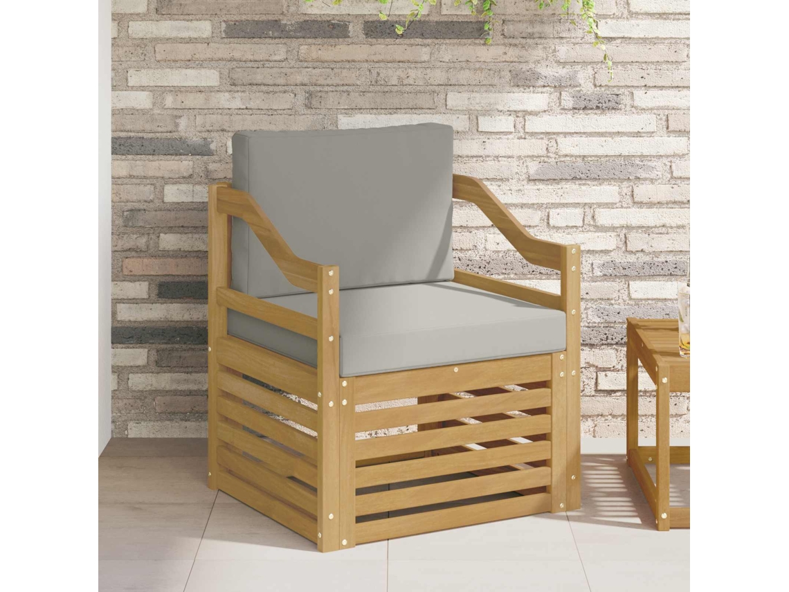 Vidaxl Conjunto De Sofás Para Exterior Poliéster Branco