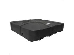 Conjunto 1 Sombra Externa Vidaxl Preto Polietileno (86 X 86 X 19 Cm)