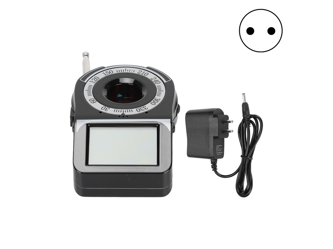 Detector De Sinal Rf Para Câmeras Sem Fio E Rastreamento Gps Com Plug 100‑240v Para Segurança