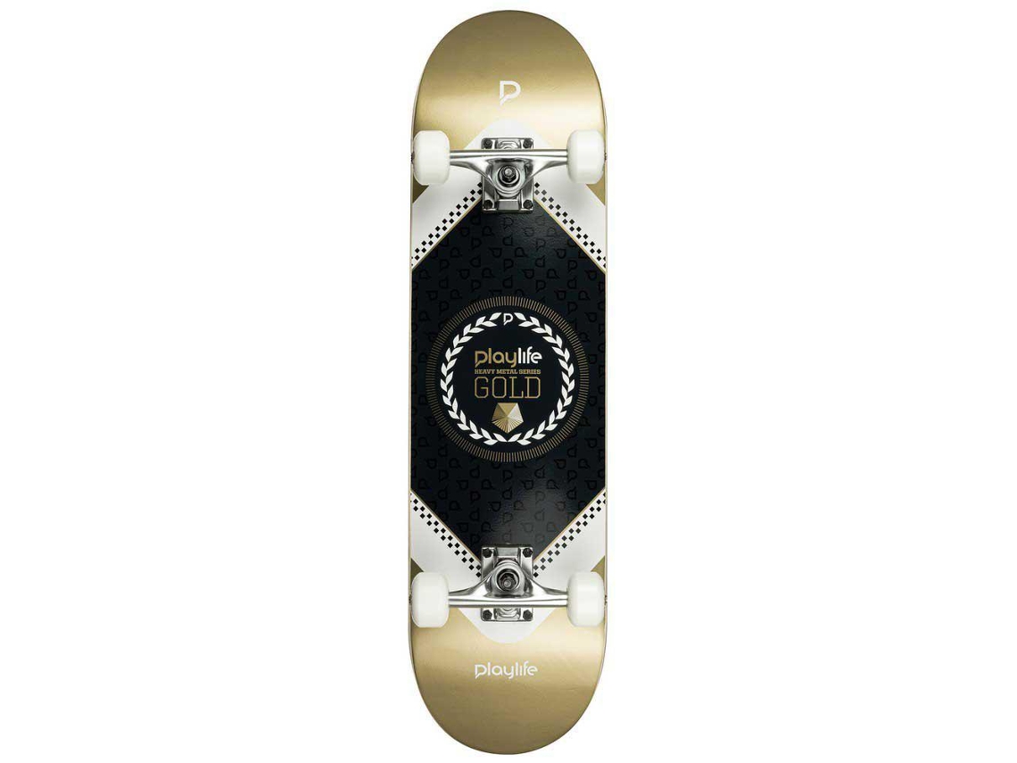 Playlife Skateboard Hardcore Gold 8