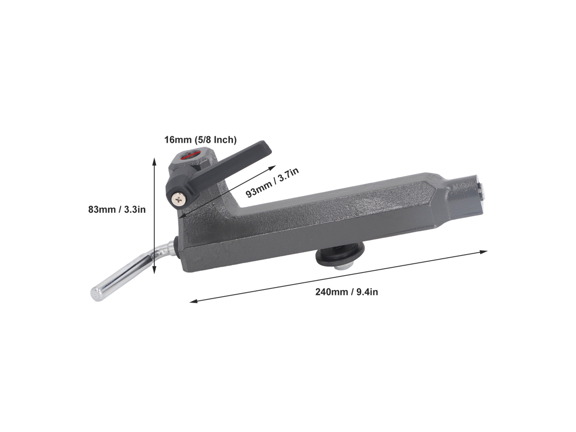 Base De Suporte Para Ferramentas Em Ferro Fundido Laxiscreed, Ideal Para Torno De 5/8 Polegadas E Trabalhos Em Madeira