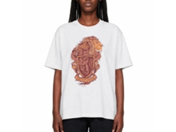 Rockinstone Harry Potter Gryffindor Pride Emblem White T-shirt Size:l