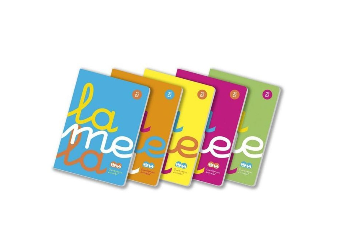 Pacote De Papel Caderno Caderno Editorial Lamela 06a4p02 Conjunto De 5 Cadernos A4 C 2,5 50 Folhas Pp 90 G. Brilvibera