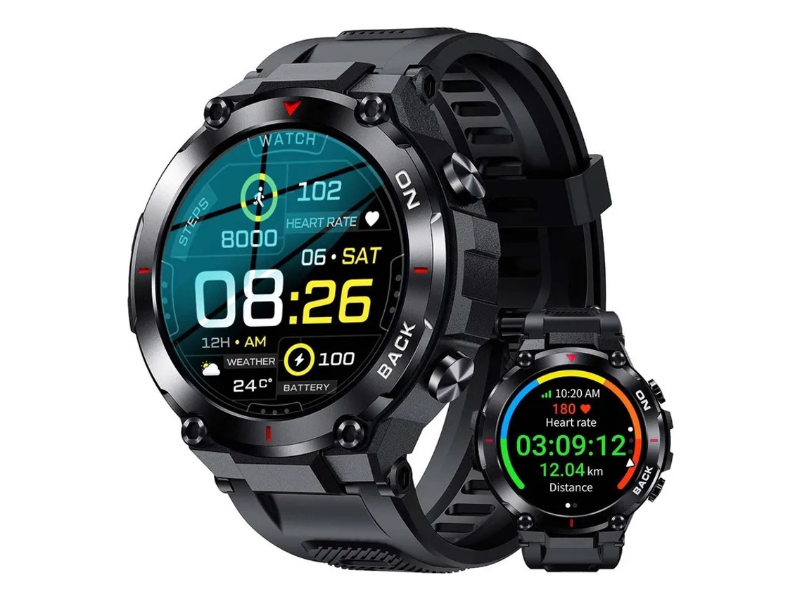 Lurelia Relógio Inteligente K37 Masculino Com Chamadas Bluetooth