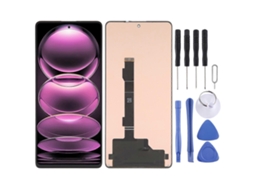 Tela LCD AMOLED original para Xiaomi Redmi Note 12 Pro / Note 12 Pro / Note 12 Discovery / Poco X5 Pro com digitalizador e montagem completa Webake