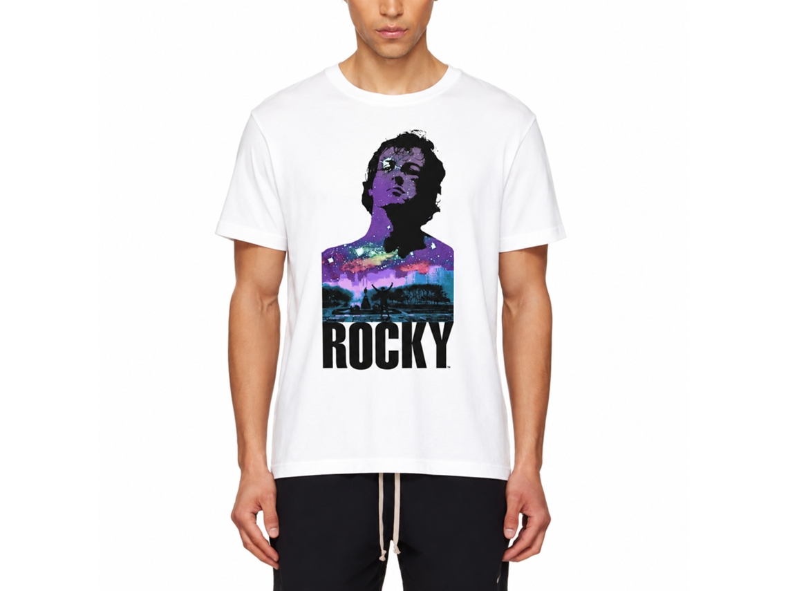 Rockinstone Rocky Movie Stallion Heather Khaki Adult T-shirt Size:xxxl