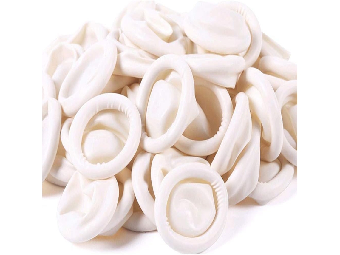 MEOIRUERY Uso Multifuncional, Design Ergonômico, Cobertura Antiestática, Látex À Prova Dágua, 300 Protetores De Dedo De Látex, Tamanho Médio, Protetores Descar
