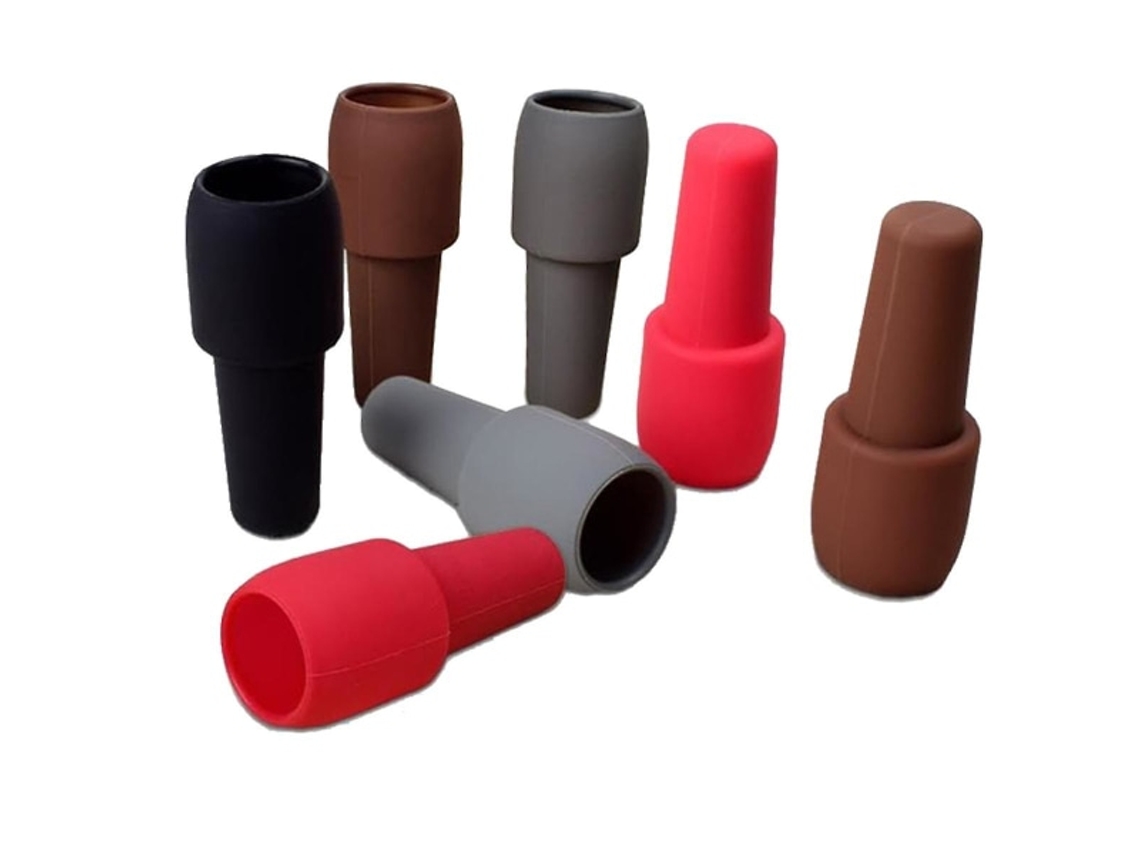 Conjunto De 12 Rolhas Para Garrafas De Vinho, Reutilizáveis Para Vinho Espumante