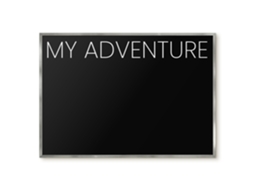 Magnetic Board My Adventure For The Living Room Espelharte (100x70 Cm)