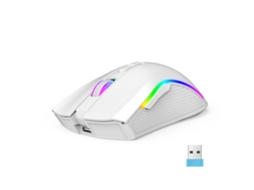 Rato Gaming JLTRUM T69 Rgb Wireless 4800Dpi Blanco