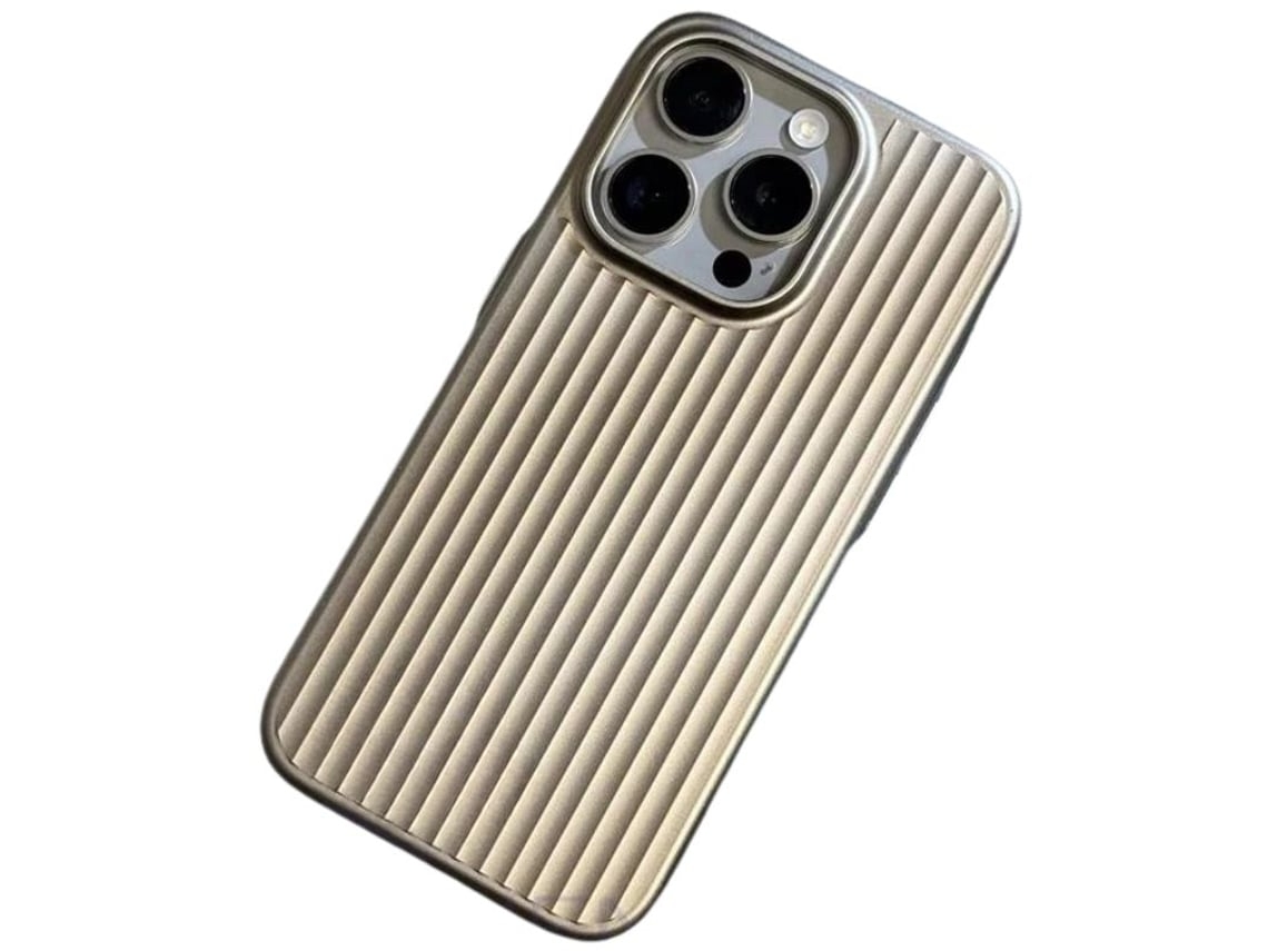 Capa Rigida Ondulada Wave para iPhone 35 Titânio