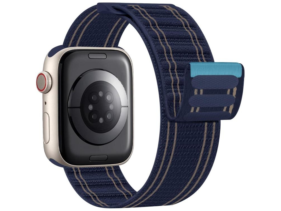 Bracelete Apple Watch Nylon Trançado com Fecho Velcro XIAOMOYU