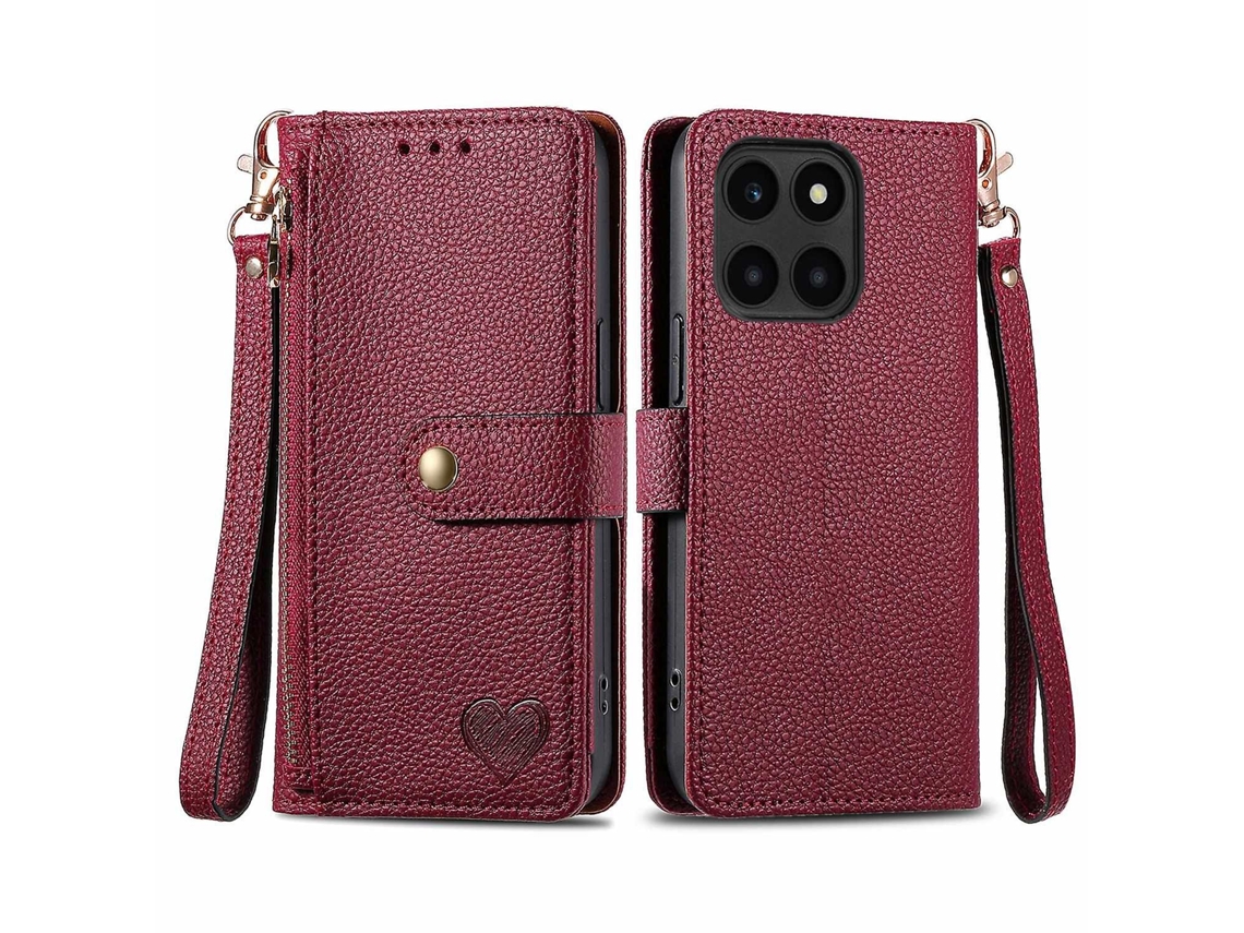 Capa De Celular Love Zipper Para Honor X6a