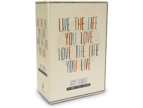 Livro Live The Life You Love Postcard Box de Scott Albrecht