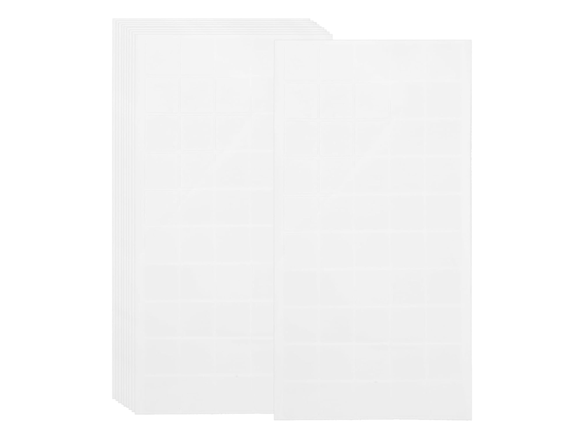 100 Fitas Adesivas Transparentes De Dupla Face