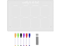 Tableau Mémo Em Acrílico Transparente 1 Conjunto, Para Escritório