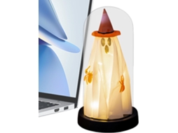 Fantasma Iluminado De Halloween | Fantasma Com Luzes De Led Para Mesa | Decoração Para Casa, Cozinha Gokoco