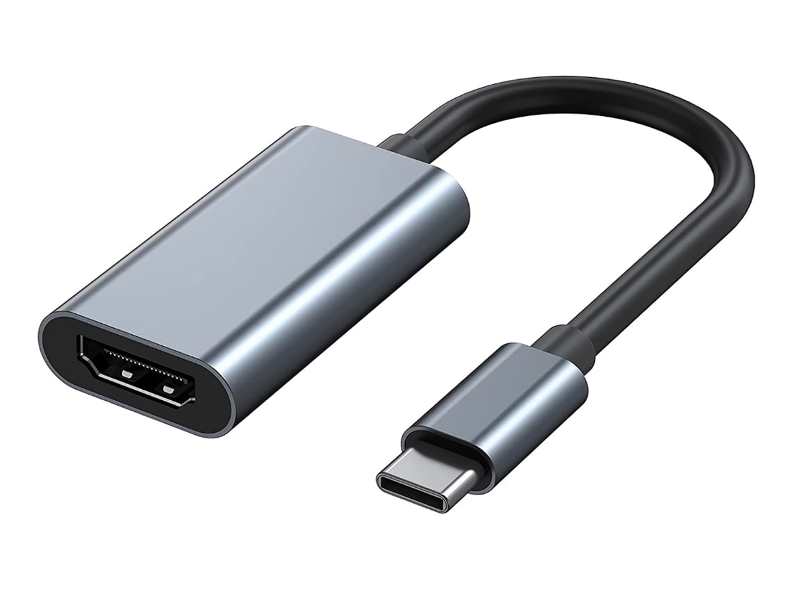 Adaptador Usb C Auf Hdmi Adaptador Mini Hdmi Tipo C Para Thunderbolt 3 E Compatível Com Macbook Pro/air 4k A 30 Hz Sliver*