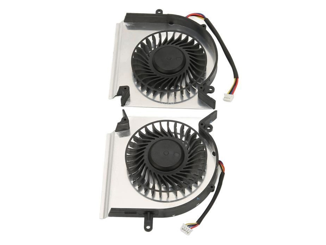 HURRISE Ventilador de Resfriamento Gpu Cpu de 4 Pinos para Msi Ge75 Gp75 Gl75 We75 Ge63 Gp63 Gl63 Gv63 Ge73 Gl73Vr