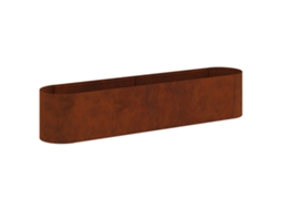 Vidaxl Cama De Jardim Elevada Aço Corten 200 X 40 X 40 Cm