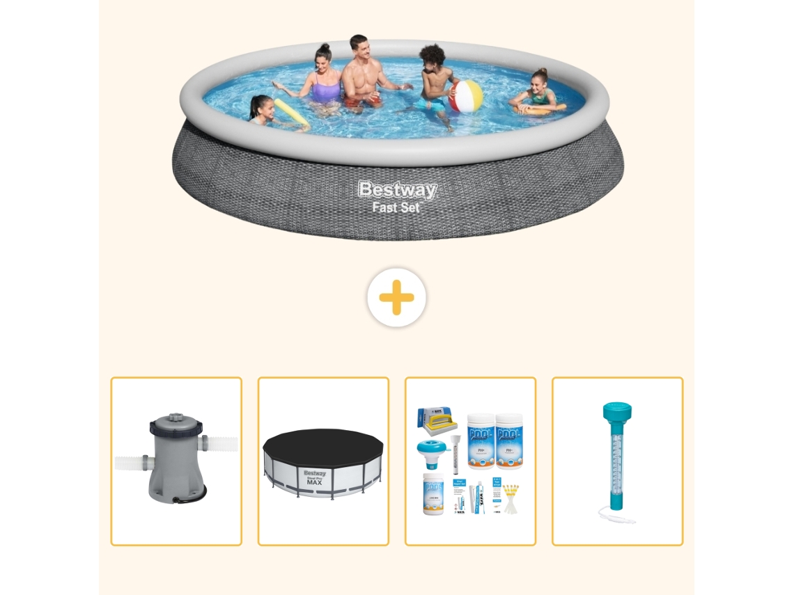 Bestway Piscina Bestway Fast Set Redonda - 457x84 Cm - 5-peças S226