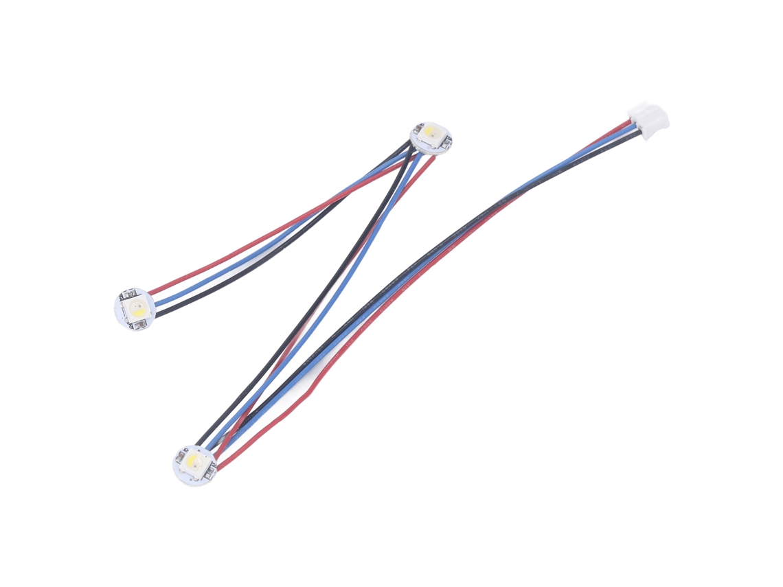 Luz Led Rgbw Mini Botón Pcb Com Cabo Ptfe Para Extruder Hot End Voron 2.4 Stealthburner Impressora 3d Dc5v