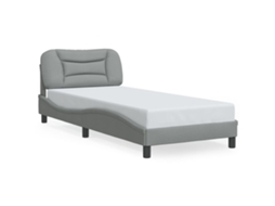Bed Frame, Bed Frames Vidaxl Cinzeto Tecido (80 X 200 Cm)