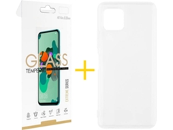 Capa e Película de Vidro Samsung A22 5G SKYHE Silicone Líquido Transparente