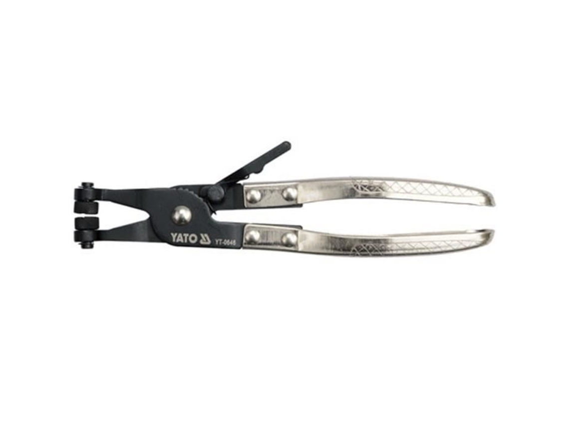 Alicate universal para abraçadeira de mangueira Yato 215 mm e 2 mm, aço-liga AISI 4130