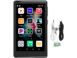 Leitor Mp3/Mp4 Bluetooth YIZHOOD Mp03 4.0Inch 32G Rom 32G Tf Preto