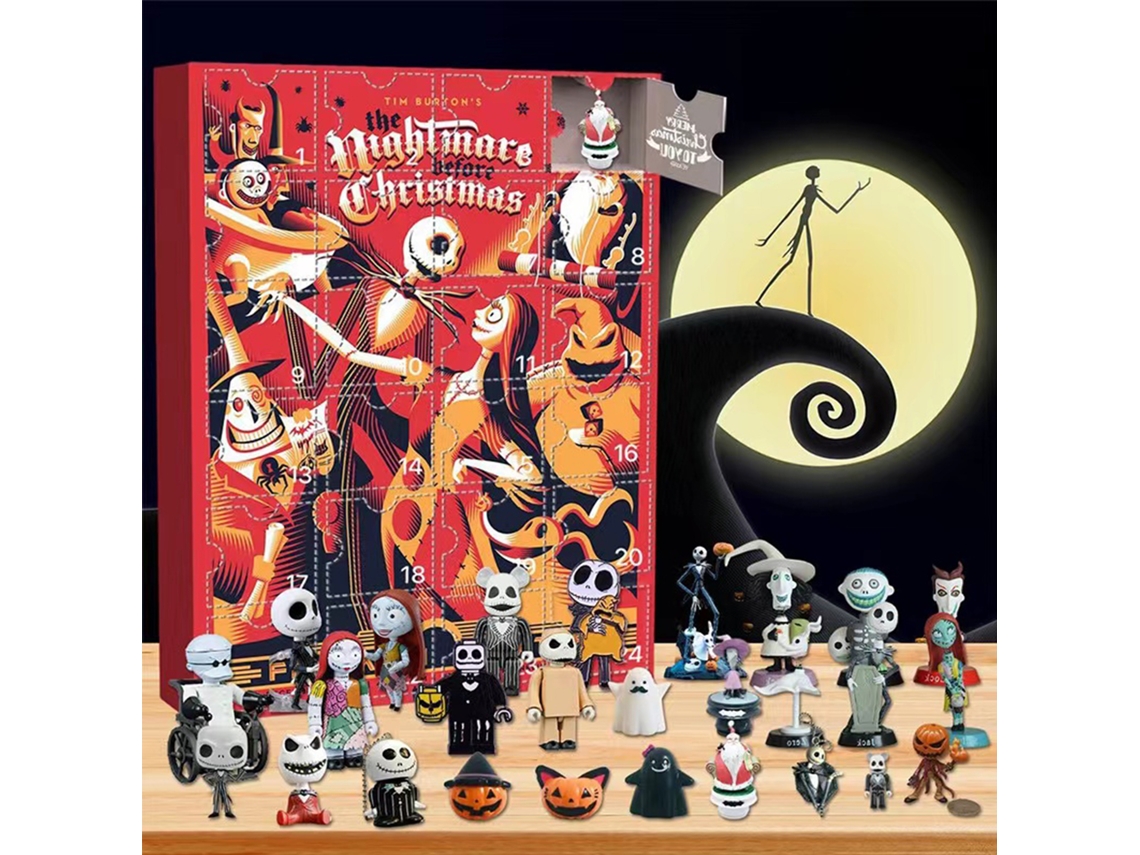 Calendário Do Advento Com 24 Presentes Temática Boneco Halloween