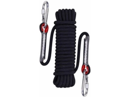 Corda de Escalada de Nylon Preto 15 M AQUAFORGE