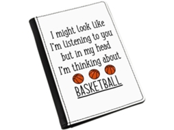 Gift Base Capa para Passaporte de Basquete I Could Look