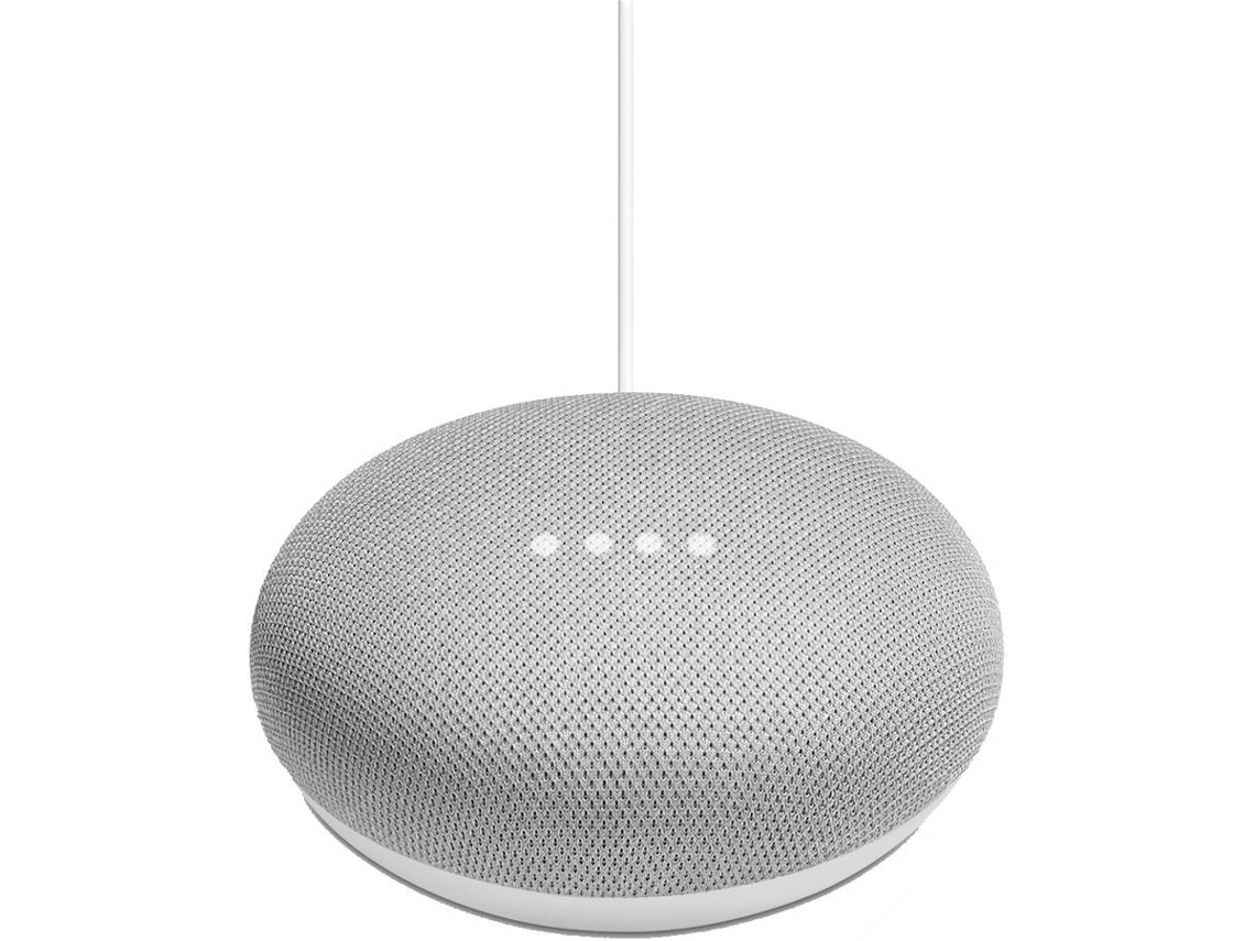 Assistente Virtual GOOGLE Home Mini Rock (Google Assistant - Branco)