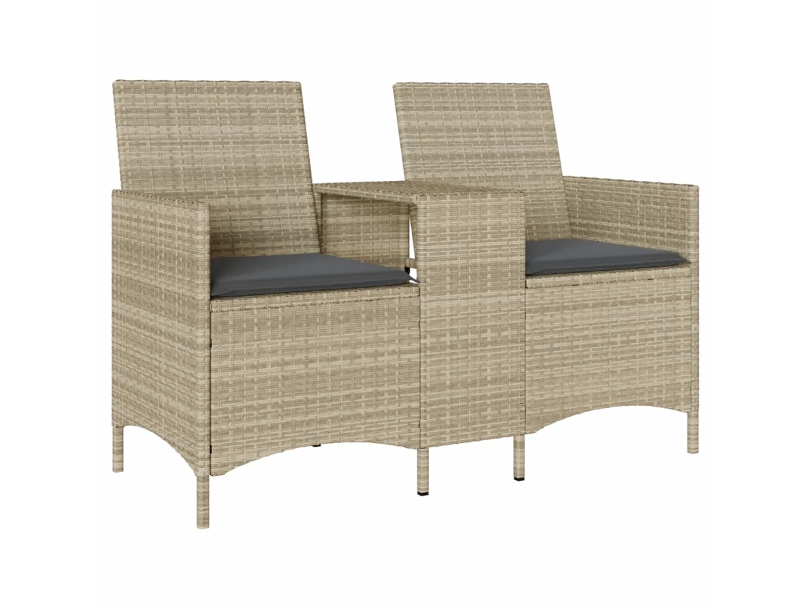 Garden Sofa, Garden Sofas Vidaxl Cinzeto Rattan / Vime (n/a)